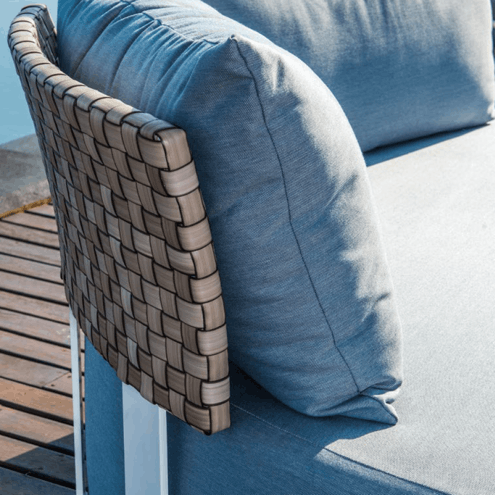 WINDSOR sofa by Skyline Design using SUNBRELLA outdoor fabrics