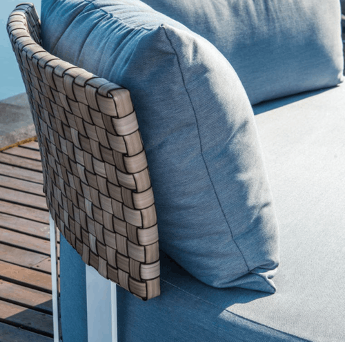 WINDSOR sofa by Skyline Design using SUNBRELLA outdoor fabrics