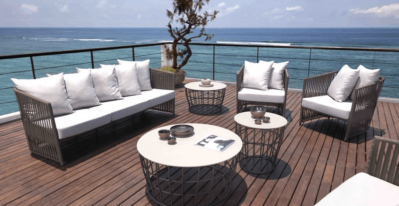 MILANO Sofa Seating by Skyline Design using SUNPROOF outdoor fabric