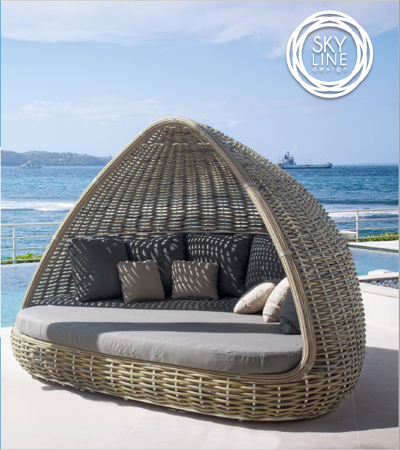 Download our special brochure How to become a Skyline Design distributor with SIMEXA, the Outdoor furniture specialists
