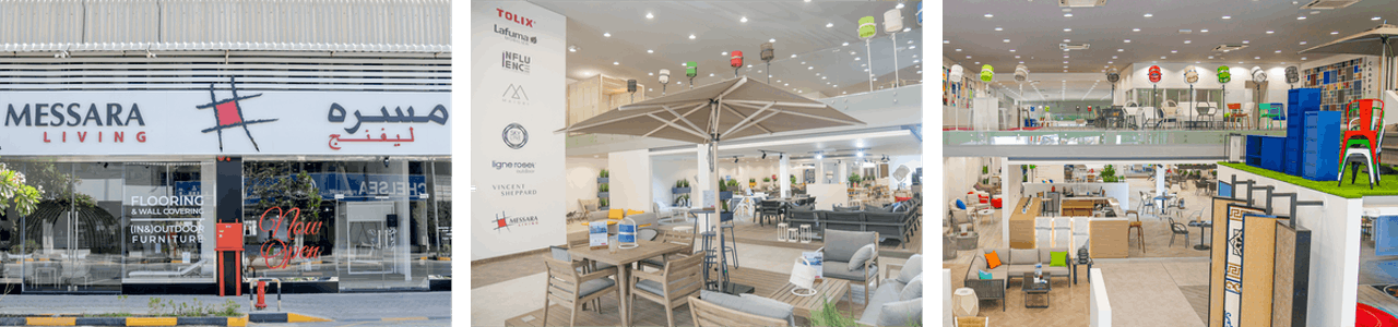 Buy outdoor furniture in Dubai at Messara Living Showroom