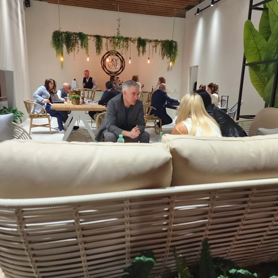 Skyline Design outdoor furniture presented at Salone Del Mobile Mailan 2023