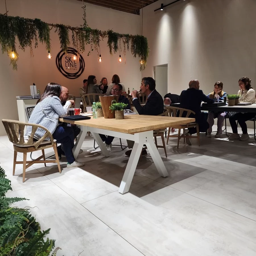 Skyline Design outdoor furniture presented at Salone Del Mobile Mailan 2023