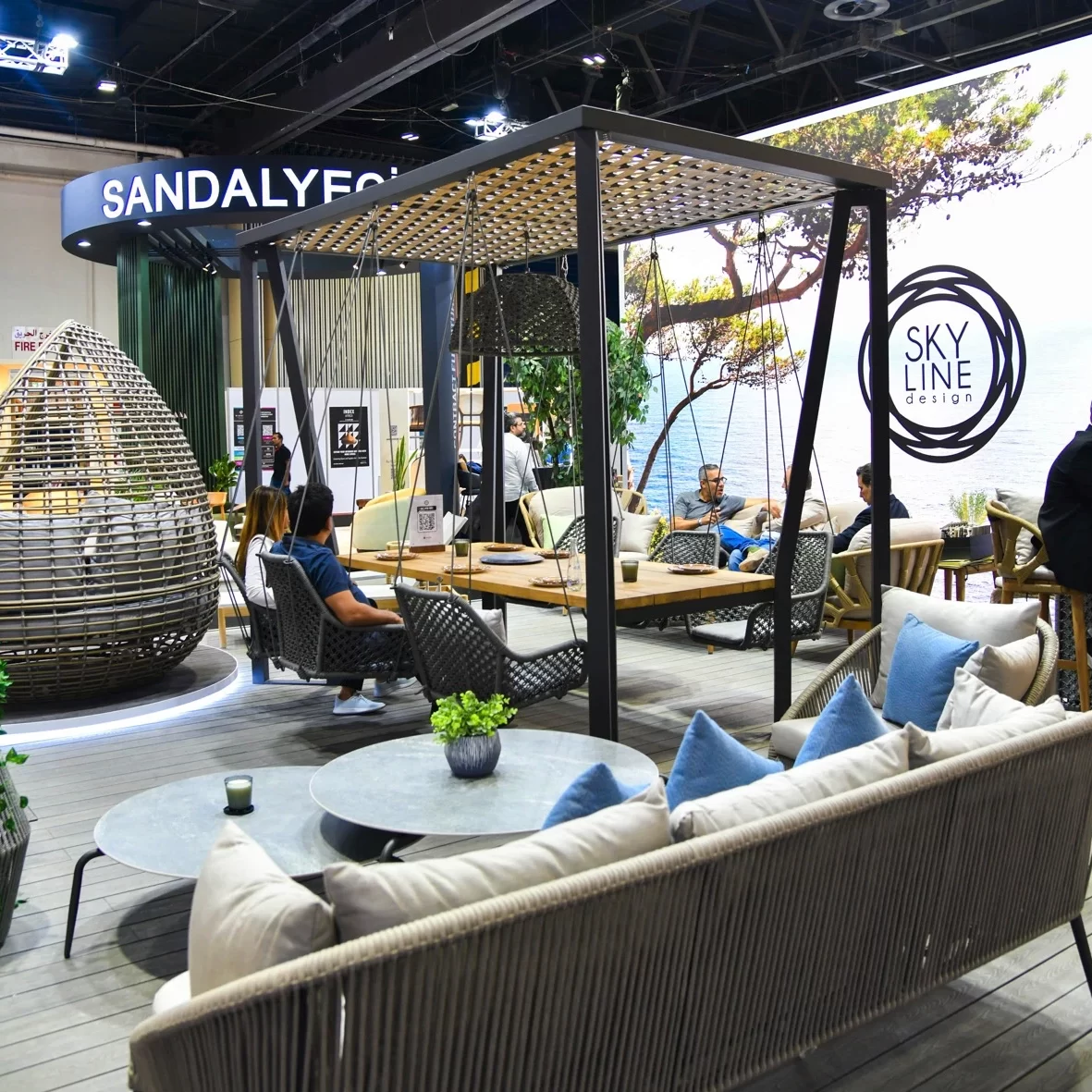 Skyline Design outdoor furniture presented at INDEX DUBAI 2023