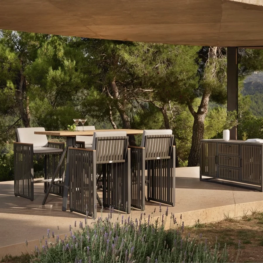 Teak wood care skyline design Horizon 2023 collection.