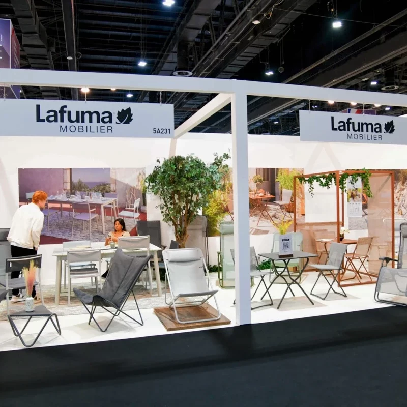Lafuma Mobilier outdoor furniture presented at INDEX DUBAI 2023