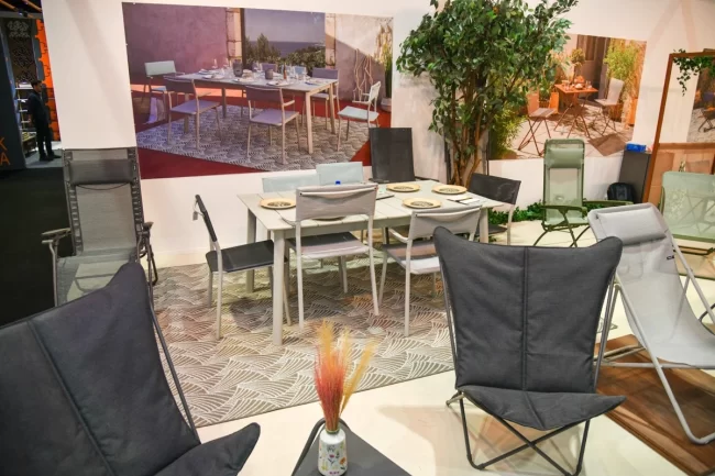 Lafuma Mobilier outdoor furniture presented at INDEX DUBAI 2023