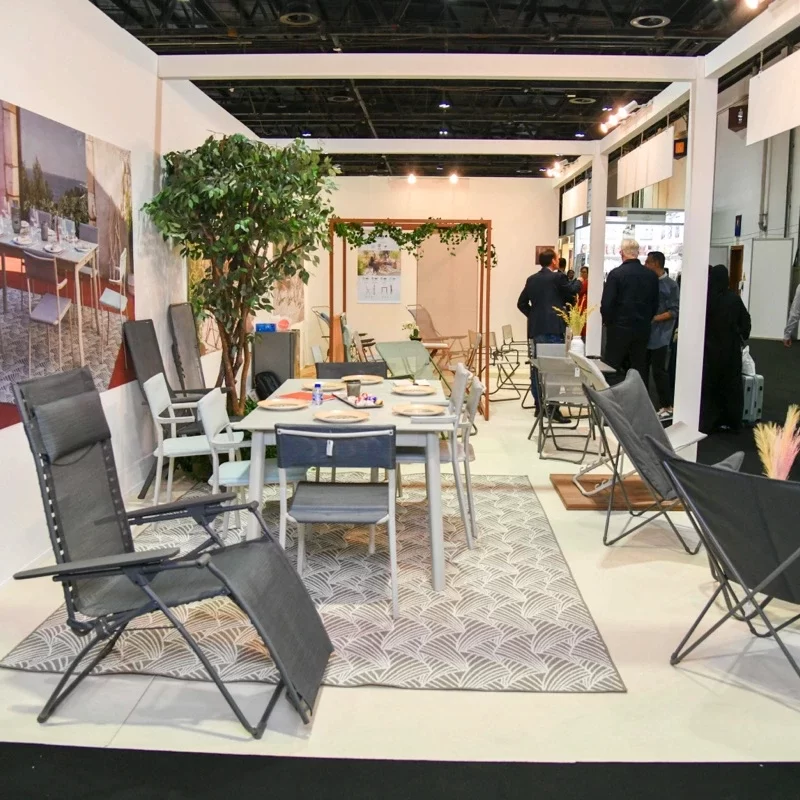 Lafuma Mobilier outdoor furniture presented at INDEX DUBAI 2023