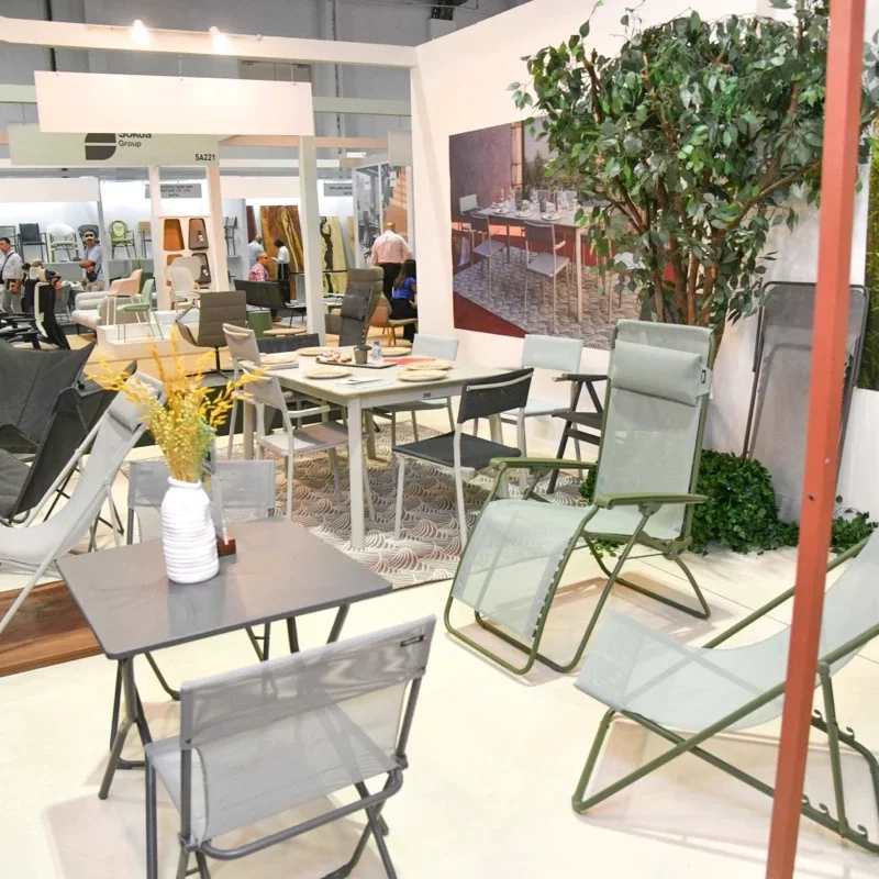 Lafuma Mobilier outdoor furniture presented at INDEX DUBAI 2023