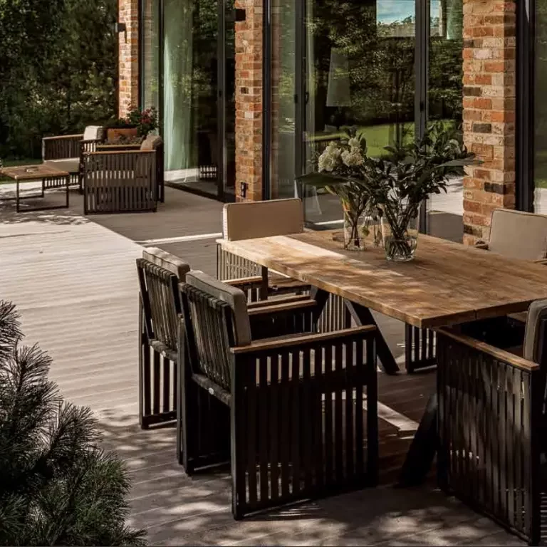 Teak wood care skyline design Horizon 2023 collection.