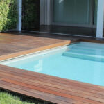 The HAPPY H100 Solar shower by ARKEMA DESIGN-Brown color.