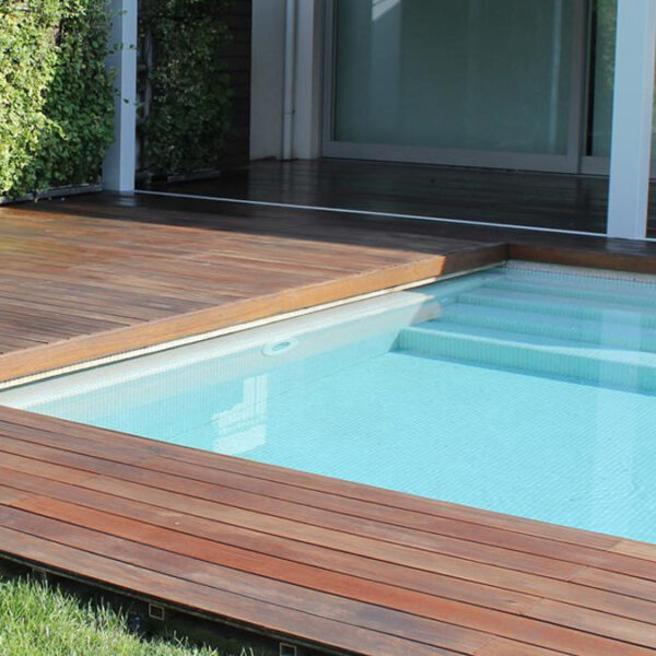 The HAPPY H100 Solar shower by ARKEMA DESIGN-Brown color.