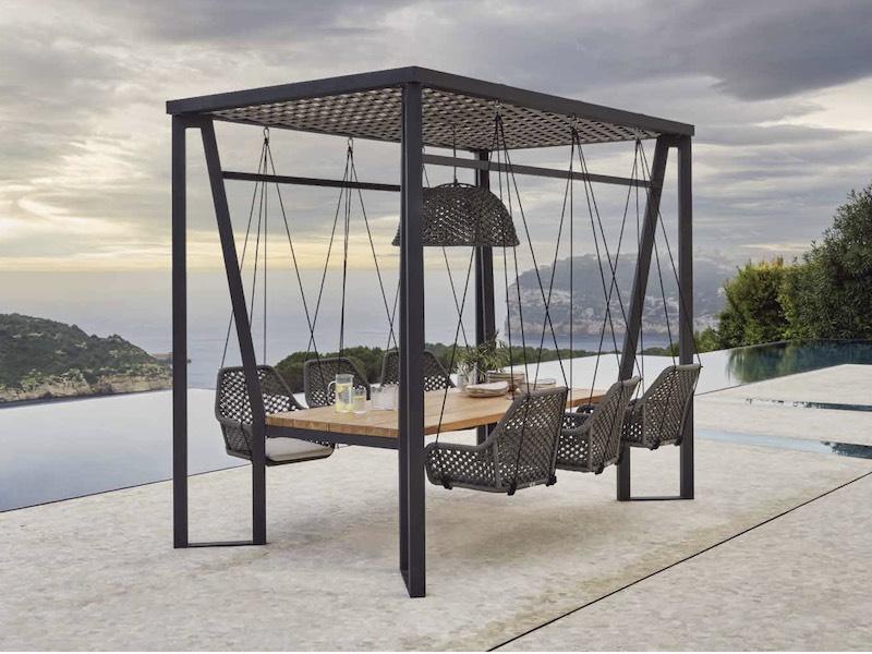 Hanging Diner Table MOMA by Skyline Design - outdoor furniture
